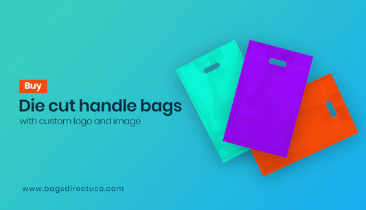 Buy Die Cut Handle Bags with Custom Logo and Image