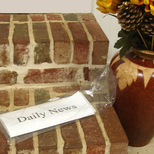 7.5 x 21" Clear Newspaper Bags-Low Density