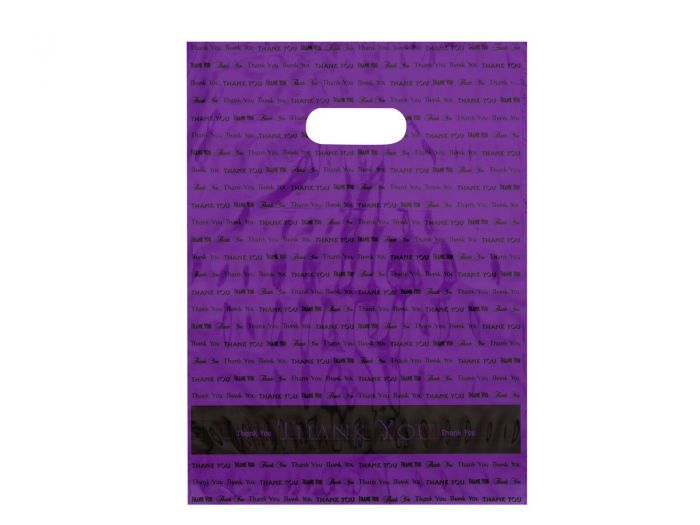 20 x 20 "Thank You" Die Cut Handle Bags 500/cs