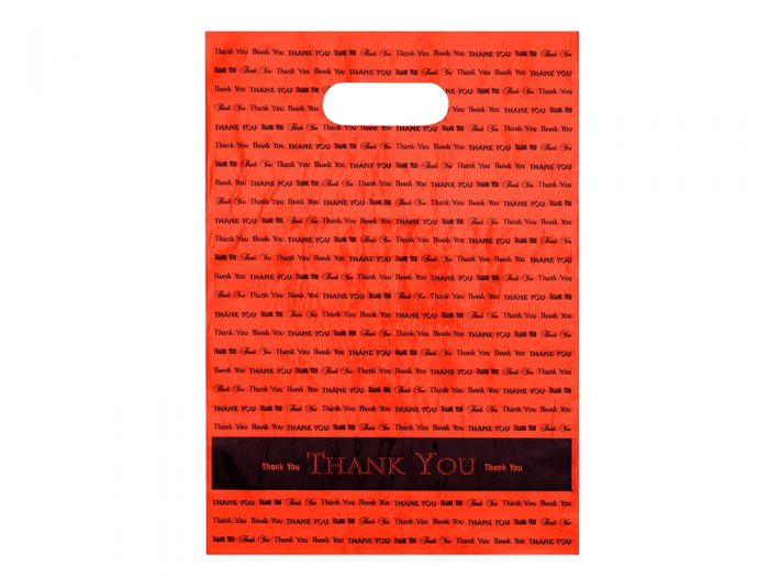 20 x 20 "Thank You" Die Cut Handle Bags 500/cs