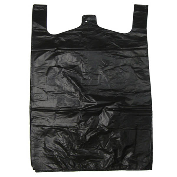 18 x 8 x 30" T-Shirt Bags Jumbo Black