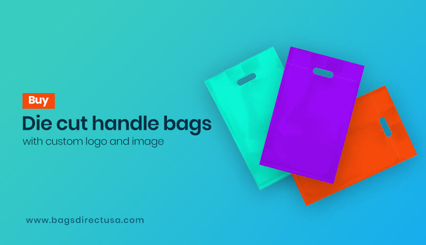 Buy Die Cut Handle Bags with Custom Logo and Image