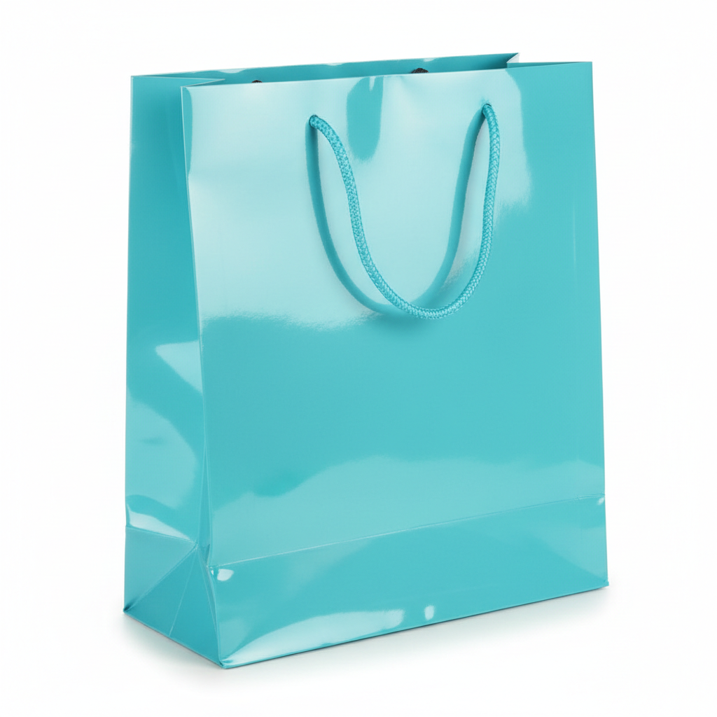 6 x 3 x 8" Gloss Euro Tote Bags 100/cs