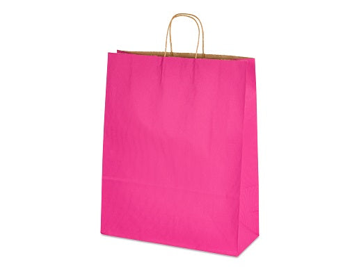 16 x 6 x 12" Colored Paper Shopping Bags 250/cs