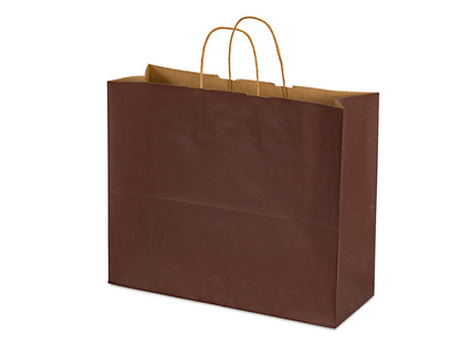 16 x 6 x 12" Colored Paper Shopping Bags 250/cs