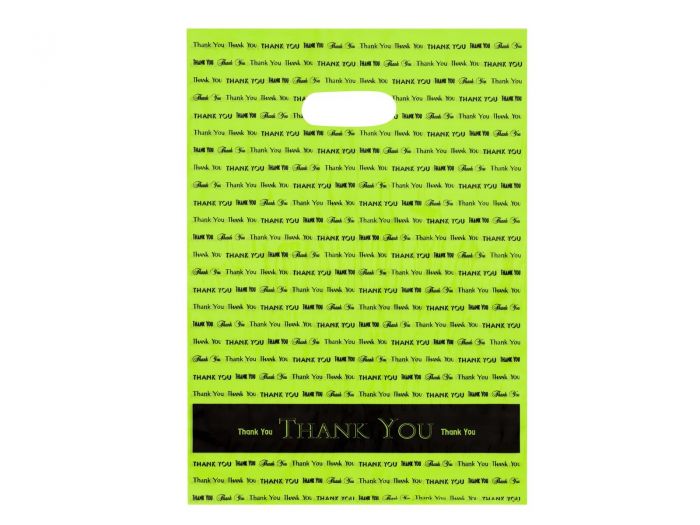 20 x 20 "Thank You" Die Cut Handle Bags 500/cs