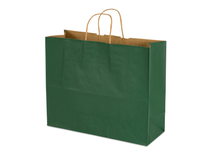 16 x 6 x 12" Colored Paper Shopping Bags 100/cs
