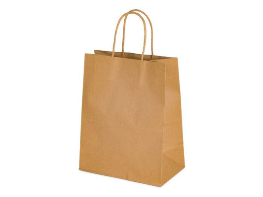 10 x 5 x 13" Natural Kraft Paper Bags 250/cs