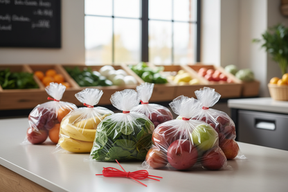 red twist ties for produce bags