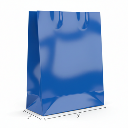 6 x 3 x 8" Gloss Euro Tote Bags 100/cs