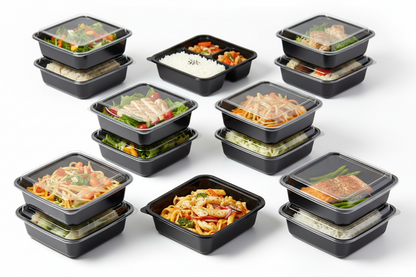 28oz Round To-Go Container with lids 150/cs