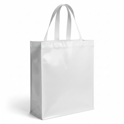 white non woven laminated bag